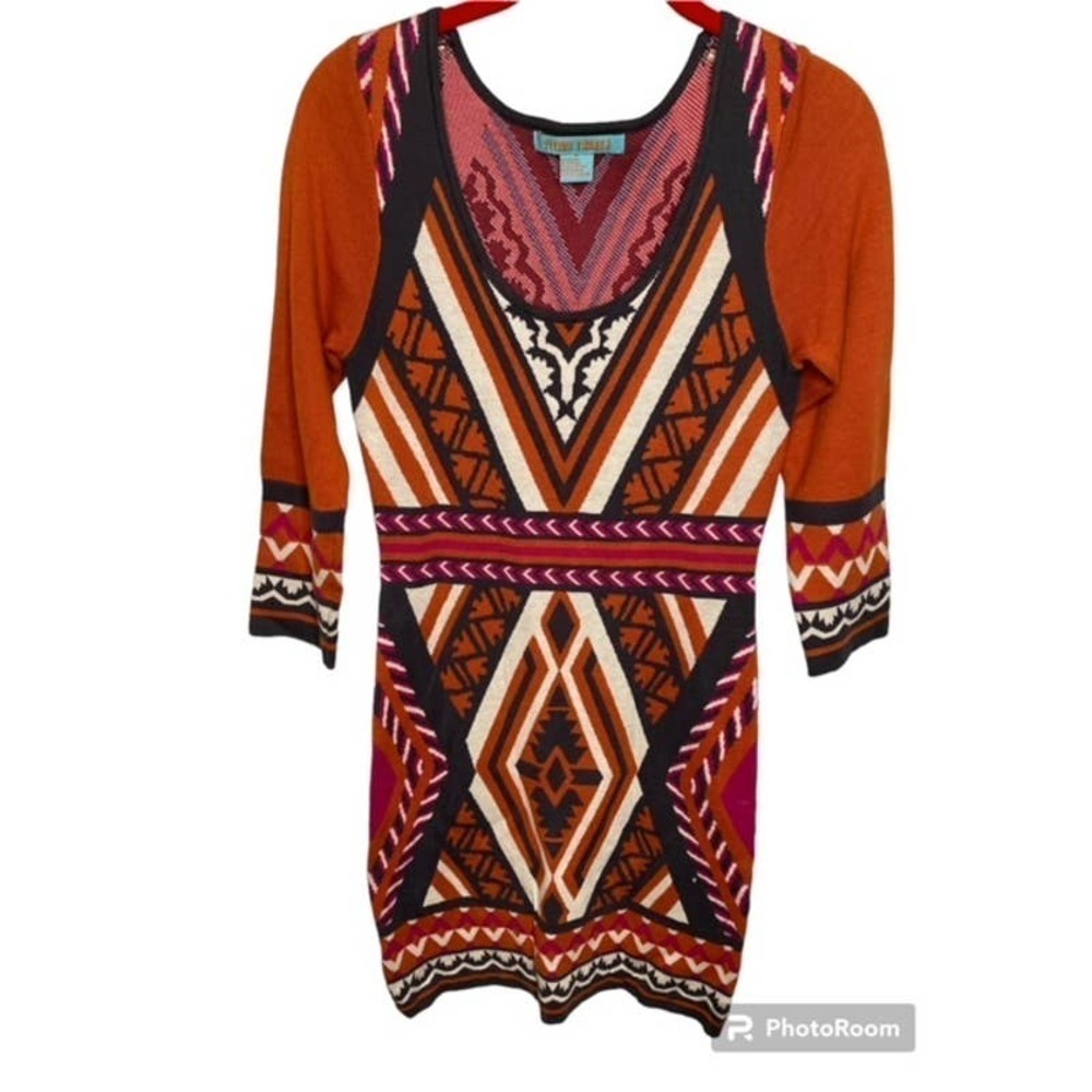 Flying Tomato 3/4 Sleeves Sweater Dress Size‎ Medium